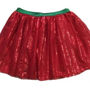 HOLIDAY TIME Girls size 10/12 CHRISTMAS SKIRT